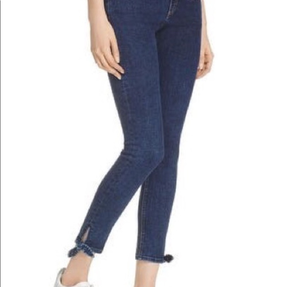 Rag & Bone Stevie Tied Hem Skinny Jean Size 27